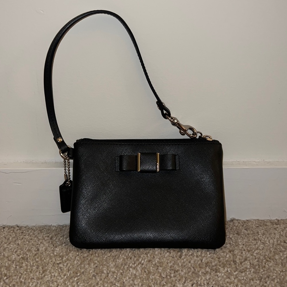 Coach Small Wristlet with Bow